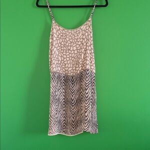 Vintage Parker Animal Print Party Dress